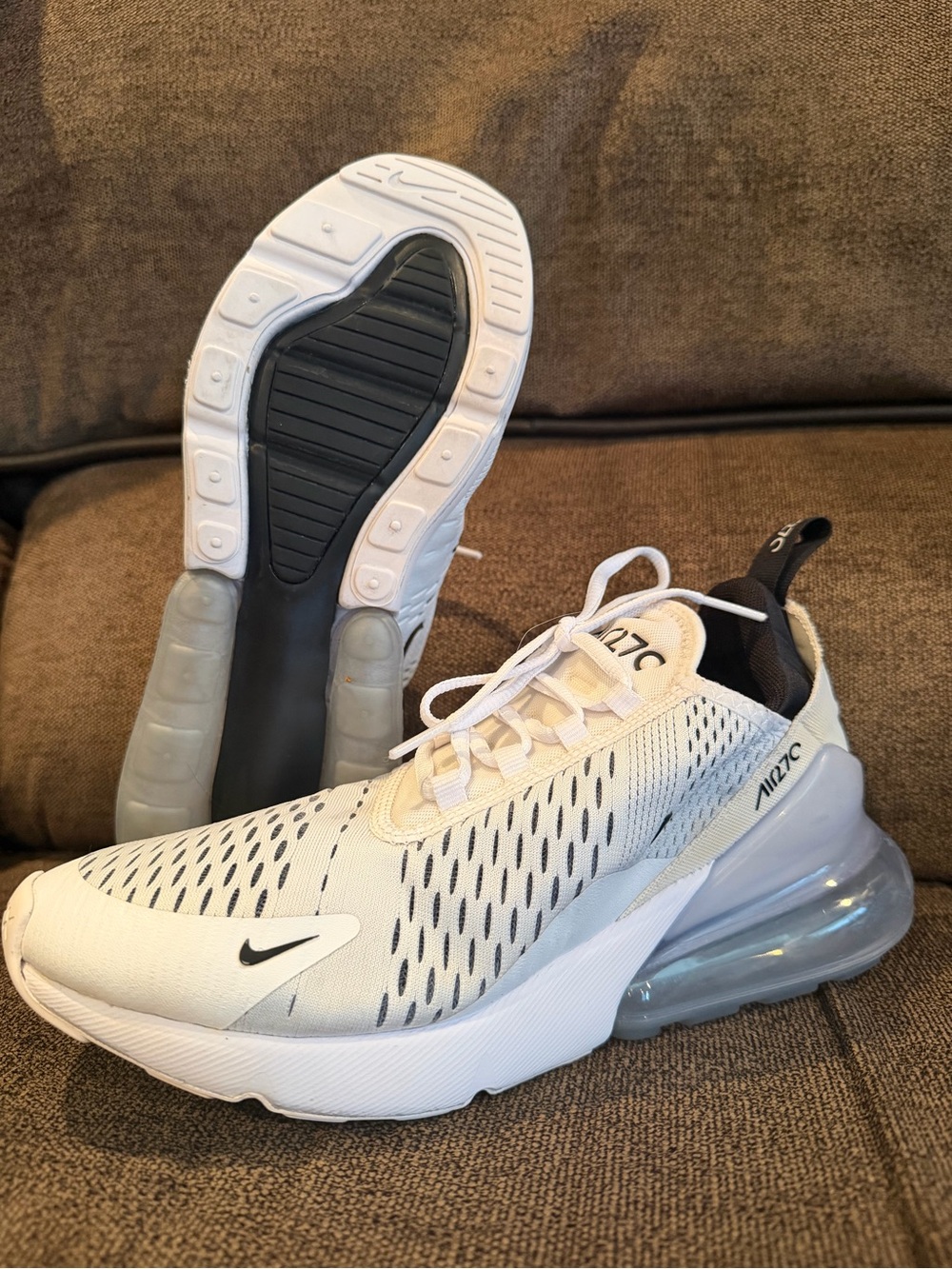 Nike Air Max 270 Women’s White/Gray Athletic Sneakers
